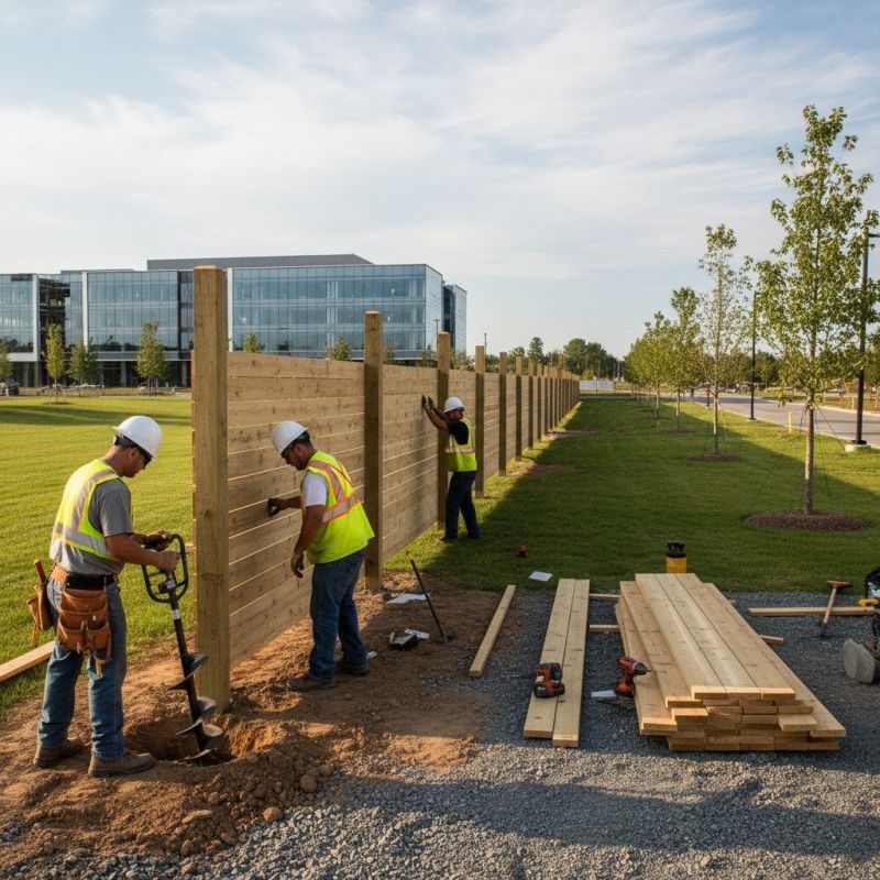 Wood Fence Installation